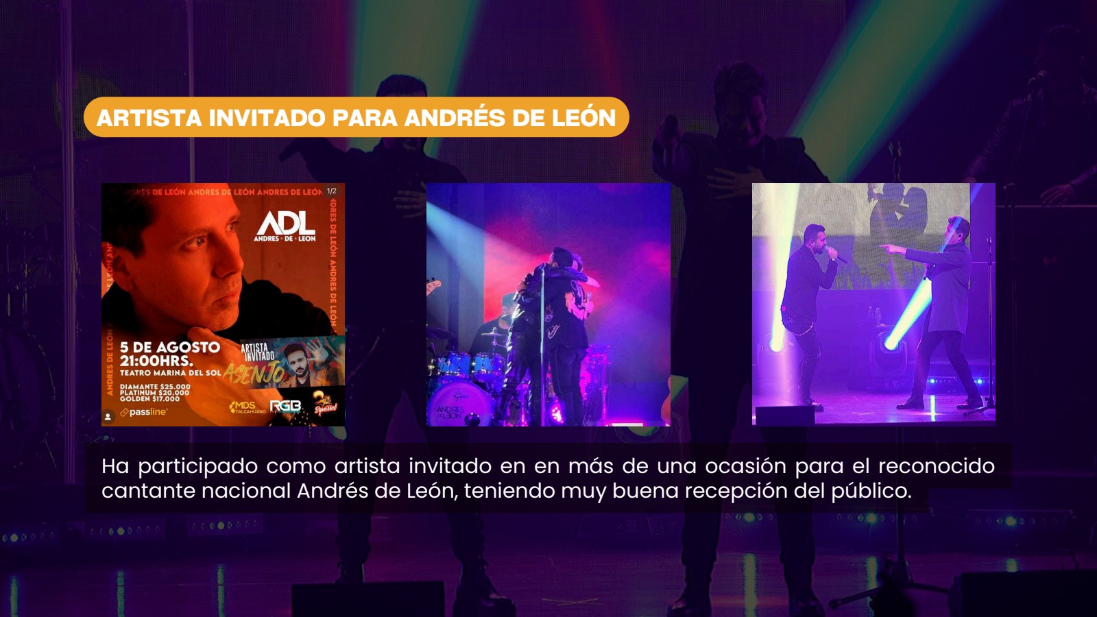 Artista invitado - Andrés de León